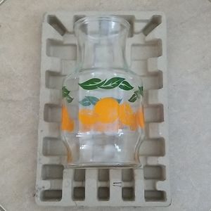 VTG Glass Oranges Carafe